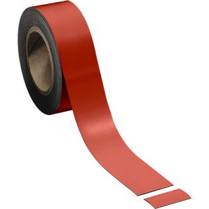 Magnetband, hellrot, 50 x 10000 mm Magnetband, hellrot, 50 x 10000 mm
