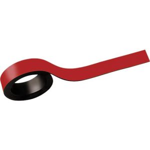 Magnetstreifen, beschriftbar, 2 Stück, L 1000 x B 15 mm, rot Magnetstreifen, beschriftbar, 2 Stück, L 1000 x B 15 mm, rot