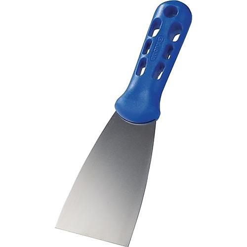 Malerspachtel B.60mm hochglanz-poliert Ku.flachoval,blau VA