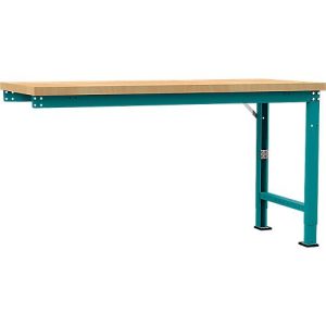 Manuflex Anbauwerkbank Profi Spezial, Tischplatte Multiplex, 1750 x 700 mm, wasserblau Manuflex Anbauwerkbank Profi Spezial, Tischplatte Multiplex, 1750 x 700 mm, wasserblau