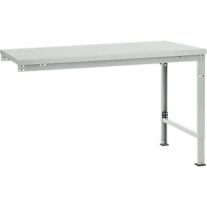 Manuflex Ansatztisch UNIVERSAL Spezial, Tischplatte Kunststoff, 1500×1000, lichtgrau Manuflex Ansatztisch UNIVERSAL Spezial, Tischplatte Kunststoff, 1500×1000, lichtgrau