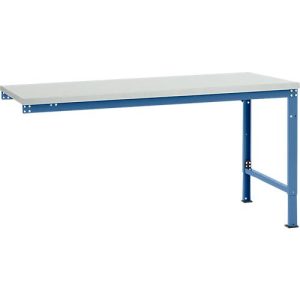 Manuflex Ansatztisch UNIVERSAL Spezial, Tischplatte Kunststoff, 1750×1000, brillantblau Manuflex Ansatztisch UNIVERSAL Spezial, Tischplatte Kunststoff, 1750×1000, brillantblau
