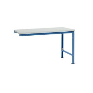 Manuflex Ansatztisch UNIVERSAL Spezial, Tischplatte Melamin, 1500×1000, brillantblau Manuflex Ansatztisch UNIVERSAL Spezial, Tischplatte Melamin, 1500×1000, brillantblau