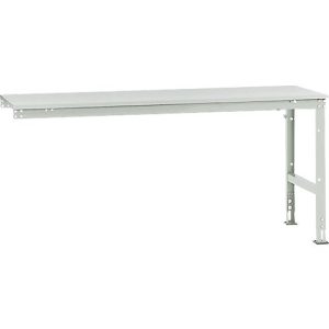 Manuflex Ansatztisch UNIVERSAL Standard, 2000 x 800 mm, Kunststoff lichtgrau, lichtgrau Manuflex Ansatztisch UNIVERSAL Standard, 2000 x 800 mm, Kunststoff lichtgrau, lichtgrau