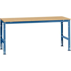 Manuflex Arbeitstisch UNIVERSAL Standard, 2000 x 1000 mm, Multiplex natur, brillantblau Manuflex Arbeitstisch UNIVERSAL Standard, 2000 x 1000 mm, Multiplex natur, brillantblau