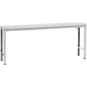 Manuflex Grundtisch UNIVERSAL Spezial, 2000 x 800 mm, Melamin lichtgrau, lichtgrau Manuflex Grundtisch UNIVERSAL Spezial, 2000 x 800 mm, Melamin lichtgrau, lichtgrau