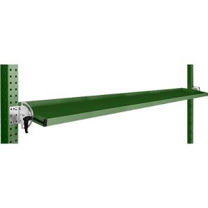 Manuflex Neigbare Ablagekonsole, für Reihe Universal oder Profi, Nutztiefe 195 mm, für Tischbreite 2000 mm, resedagrün Manuflex Neigbare Ablagekonsole, für Reihe Universal oder Profi, Nutztiefe 195 mm, für Tischbreite 2000 mm, resedagrün