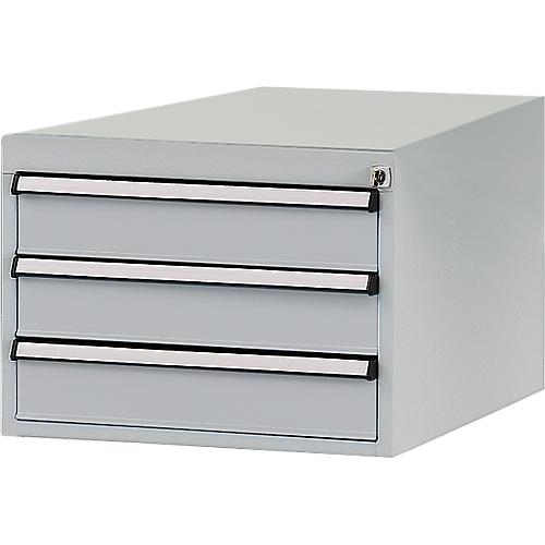 Manuflex Schubladen-Unterbau, für T 1000 mm, alusilber