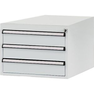 Manuflex Schubladen-Unterbau, für T 1000 mm, lichtgrau Manuflex Schubladen-Unterbau, für T 1000 mm, lichtgrau