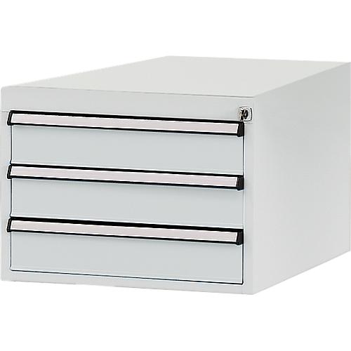 Manuflex Schubladen-Unterbau, für T 1000 mm, lichtgrau