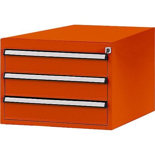 Manuflex Schubladen-Unterbau, für T 1000 mm, rotorange
