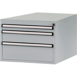 Manuflex Schubladen-Unterbauten, für Werkbank Profi Tiefe 700 mm, alusilber Manuflex Schubladen-Unterbauten, für Werkbank Profi Tiefe 700 mm, alusilber
