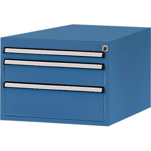 Manuflex Schubladen-Unterbauten, für Werkbank Profi Tiefe 700 mm, brillantblau Manuflex Schubladen-Unterbauten, für Werkbank Profi Tiefe 700 mm, brillantblau