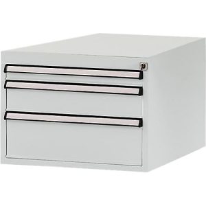 Manuflex Schubladen-Unterbauten, für Werkbank Profi Tiefe 700 mm, lichtgrau Manuflex Schubladen-Unterbauten, für Werkbank Profi Tiefe 700 mm, lichtgrau