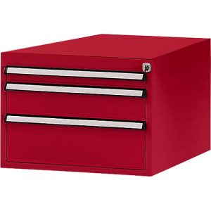 Manuflex Schubladen-Unterbauten, für Werkbank Profi Tiefe 700 mm, rubinrot Manuflex Schubladen-Unterbauten, für Werkbank Profi Tiefe 700 mm, rubinrot