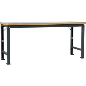 Manuflex Werkbank Profi Spezial, Tischplatte Kunststoff, 2000 x 700 mm, anthrazit Manuflex Werkbank Profi Spezial, Tischplatte Kunststoff, 2000 x 700 mm, anthrazit