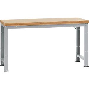 Manuflex Werkbank Profi Standard, Tischplatte Multiplex B 1750 x T 700, alusilber Manuflex Werkbank Profi Standard, Tischplatte Multiplex B 1750 x T 700, alusilber