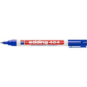 Marker edding 404, mit feiner Spitze, blau, 10 Stück Marker edding 404, mit feiner Spitze, blau, 10 Stück