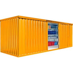 Materialcontainer MC 1600, lackiert, montiert, mit Holzfußboden Materialcontainer MC 1600, lackiert, montiert, mit Holzfußboden