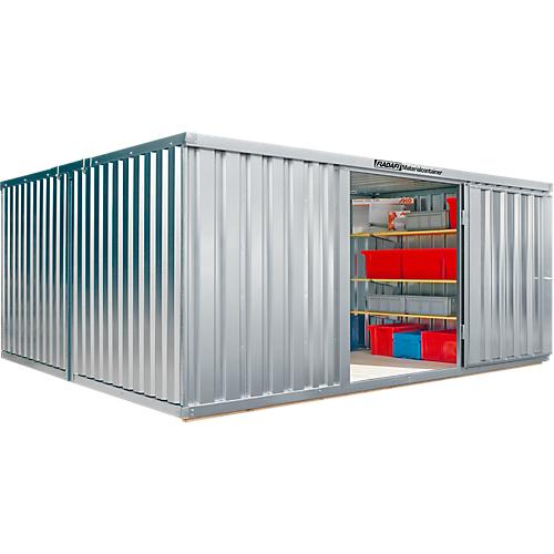 Materialcontainer Mod. 1460, verzinkt, vormontiert, mit Holzfußboden