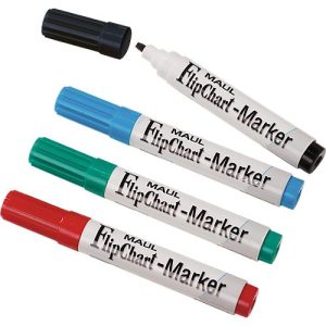 MAUL Flipchart-Marker Jumbo, farbsortiert, 4er-Set, Keilspitze MAUL Flipchart-Marker Jumbo, farbsortiert, 4er-Set, Keilspitze