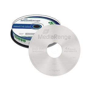 MediaRange – 10 x DVD-RW – 4.7 GB (120 Min.) 4x – Spindel MediaRange – 10 x DVD-RW – 4.7 GB (120 Min.) 4x – Spindel