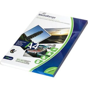 MediaRange Fotopapier DIN A4, matt, 130 g, 100 Blatt MediaRange Fotopapier DIN A4, matt, 130 g, 100 Blatt