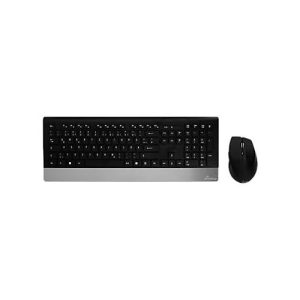 MediaRange MROS105 – Tastatur-und-Maus-Set – QWERTZ – Black Silver MediaRange MROS105 – Tastatur-und-Maus-Set – QWERTZ – Black Silver