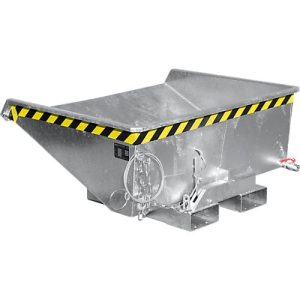 Mini-Spänebehälter Typ EXPO-E 275, Seilzug-Kippvorgang, Inhalt 0,275 m³, bis 750 kg, verzinkt Mini-Spänebehälter Typ EXPO-E 275, Seilzug-Kippvorgang, Inhalt 0,275 m³, bis 750 kg, verzinkt