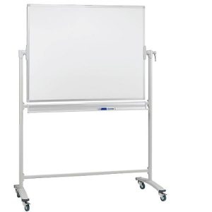 Mobile Drehtafel Franken, Querformat, 360° schwenkbar, mit Stativ, B 1200 x H 900 mm, emailliert weiß Mobile Drehtafel Franken, Querformat, 360° schwenkbar, mit Stativ, B 1200 x H 900 mm, emailliert weiß