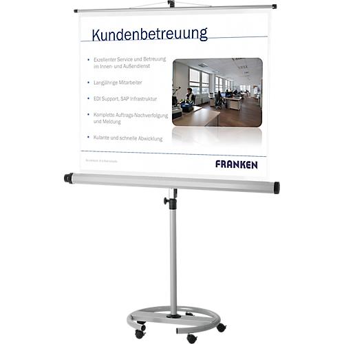 Mobile Stativleinwand Franken Pro, 1800 x 1800 mm