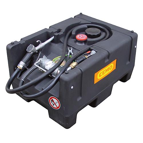 Mobile Tankstelle CEMO KS-Mobil EASY, Handpumpe, 120 l Benzintank, Polyethylen, ATEX, B x 800 x T 600 x H 450 mm, versch. Ausführungen