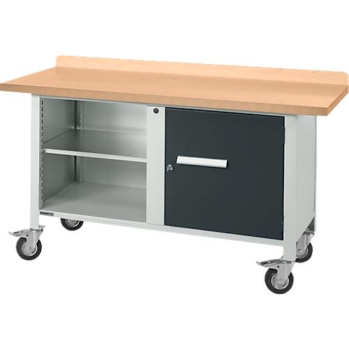 Mobile Werkbank Schäfer Shop Select PWi 150-1, mitteldichte Faserplatte (MDF), bis 400 kg, B 1500 x T 680 x H 838 mm