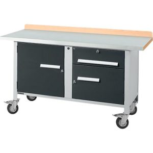 Mobile Werkbank Schäfer Shop Select PWi 150-3, ESD, Buche-Dekor Multiplexplatte, mit Stahlabdeckung, bis 400 kg, B 1500 x T 700 x H 840 mm Mobile Werkbank Schäfer Shop Select PWi 150-3, ESD, Buche-Dekor Multiplexplatte, mit Stahlabdeckung, bis 400 kg, B 1500 x T 700 x H 840 mm