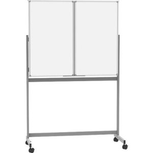 Mobile Whiteboard-Klapptafel MAULstandard, weiß kunststoffbeschichtet, magnethaftend, 2 Flügel, B 1200 x H 1000 mm Mobile Whiteboard-Klapptafel MAULstandard, weiß kunststoffbeschichtet, magnethaftend, 2 Flügel, B 1200 x H 1000 mm
