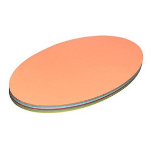 Moderationskarten, oval, 220 x 370 mm, 100 Stück, farbsortiert Moderationskarten, oval, 220 x 370 mm, 100 Stück, farbsortiert