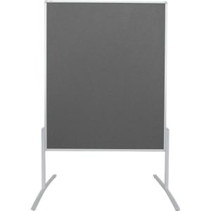 Moderationstafel Franken Pro Line, Hoch- & Querformat, beidseitig verwendbar, B 1200 x H 1500 mm, Filzoberfläche grau Moderationstafel Franken Pro Line, Hoch- & Querformat, beidseitig verwendbar, B 1200 x H 1500 mm, Filzoberfläche grau
