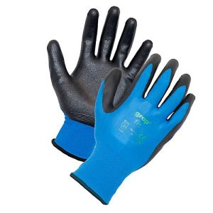 Montagehandschuh Grap Fit, Nylon, Nitrilschaum-Beschichtung, rutschfest, EN 388 (4 1 3 2 X), Größe 10, 1 Paar, blau Montagehandschuh Grap Fit, Nylon, Nitrilschaum-Beschichtung, rutschfest, EN 388 (4 1 3 2 X), Größe 10, 1 Paar, blau