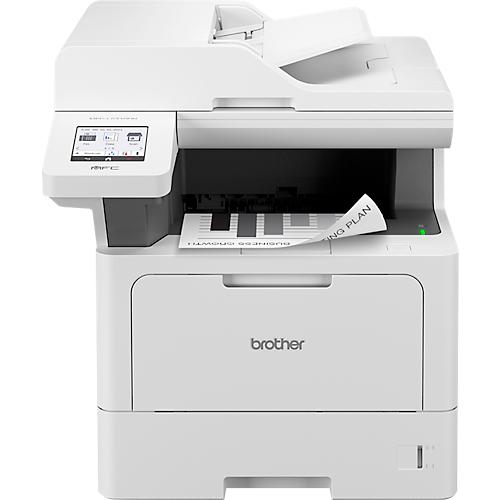 Multifunktionsdrucker Brother MFC-L5710DN, Drucken/Kopieren/Scannen/Faxen, S/W, Touchscreen, Duplex-Druck, USB/LAN, bis DIN A4, inkl. Toner