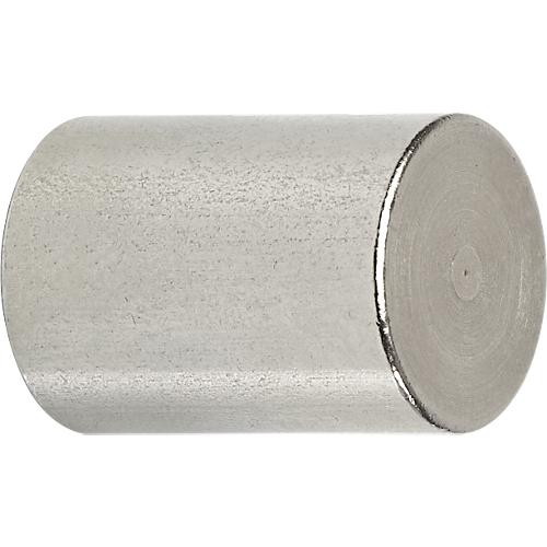 Neodym-Stabgreifmagnet MAUL, Haftkraft 13 kg, 2 Stück, Ø 20 x H 25 mm, Stahlgehäuse, hellsilber