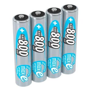 NiMH-Akku MaxE Micro AAA, 800 mAH, 4 Stück NiMH-Akku MaxE Micro AAA, 800 mAH, 4 Stück