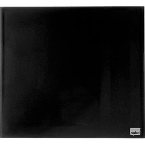 Nobo Glas-Whiteboard, Sicherheitsglas, rahmenlos, magnethaftend, B 450 x H 450 mm, schwarz Nobo Glas-Whiteboard, Sicherheitsglas, rahmenlos, magnethaftend, B 450 x H 450 mm, schwarz