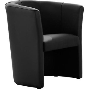 NowyStyl Cocktailsessel CLUB, Kunstleder (100% Polyester), voll gepolstert, Sitzhöhe 455 mm, schwarz NowyStyl Cocktailsessel CLUB, Kunstleder (100% Polyester), voll gepolstert, Sitzhöhe 455 mm, schwarz