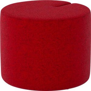 NowyStyl Sitzpouf Tri.Ply S, modular, Blazer-Stoff, ø 55 cm, rot NowyStyl Sitzpouf Tri.Ply S, modular, Blazer-Stoff, ø 55 cm, rot
