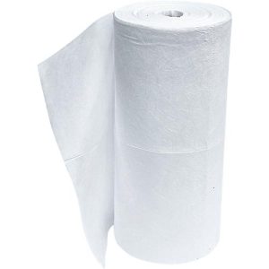 Ölbindevlies Rollen klein, 173 l Aufnahme, ohne Perforierung, L 40000 x B 400 mm, weiß, 2 Stück Ölbindevlies Rollen klein, 173 l Aufnahme, ohne Perforierung, L 40000 x B 400 mm, weiß, 2 Stück