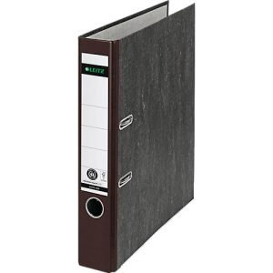 Ordner LEITZ® 1050, DIN A4, Rückenbreite 52 mm, Griffloch, geklebtes Rückenschild, Hartpappe, 1 Stück, braun Ordner LEITZ® 1050, DIN A4, Rückenbreite 52 mm, Griffloch, geklebtes Rückenschild, Hartpappe, 1 Stück, braun