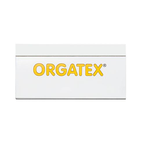 ORGATEX Magnet-Einsteckschilder Color, 60 x 150 mm, weiß, 100 St.