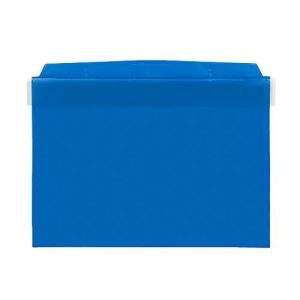Orgatex Sichttaschen, m. Klappe, A5 quer, blau, 50 St. Orgatex Sichttaschen, m. Klappe, A5 quer, blau, 50 St.