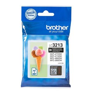 Original Brother Tintenpatrone LC-3213BK, Einzelpack, schwarz Original Brother Tintenpatrone LC-3213BK, Einzelpack, schwarz