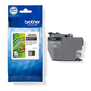 Original Brother Tintenpatrone LC-422XLBK, Einzelpack, schwarz Original Brother Tintenpatrone LC-422XLBK, Einzelpack, schwarz